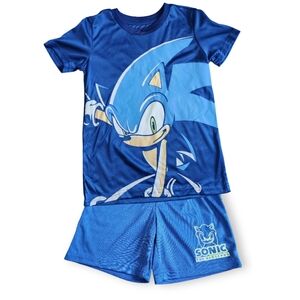 Blue Sonic Dri-Fit Outfit, Kid's 7
